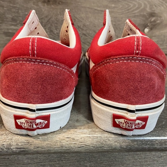 Vans Old Skool Classic Look Woman’s 7 Red 500714 - Picture 5 of 7